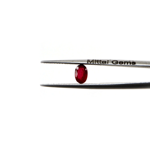 Rubis naturels de Bangkok, ovales calibrés 4x6mm, pierres précieuses facettées naturelles, prêtes à l'emploi pour la création de bijoux - Product Image 2