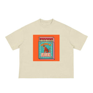 Camisetas de Lona Estampadas Holgadas de Gran Tamaño para Hombre, de Alta Calidad OEM, Transpirables, Estilo Urbano - Product Image 5