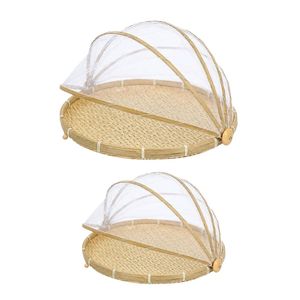 Premium Handmade Bamboo Food Drying Tray with Mesh <b>Net</b> for <b>Fruit</b> Herb Vegetable and Tea - Product Image 1