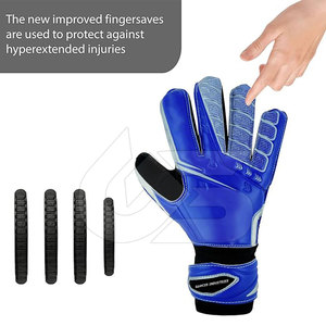 Gants de gardien de but en cuir de haute qualité, nouveau style, couleur unie, imperméables, unisexes, prix bas - Product Image 5