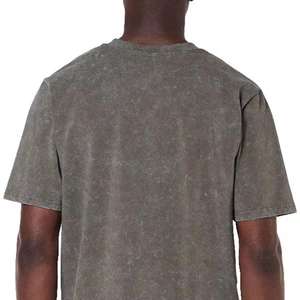 Camiseta de Hombre con Logotipo Personalizado al por Mayor, Lavado Ácido, Manga Corta, Ropa Casual, Camisetas de Hombre con Lavado Ácido - Product Image 5