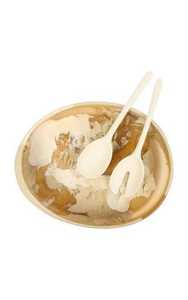 Juego de Tazón para Servir de Resina con Logotipo Personalizado y Cuchara para Marca Corporativa y Venta al por Menor - Product Image 2