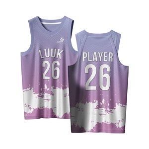 Ensemble short et maillot de basket-ball de haute qualité, col en V, sans manches, respirant, en maille, pour adultes, toutes saisons - Product Image 2