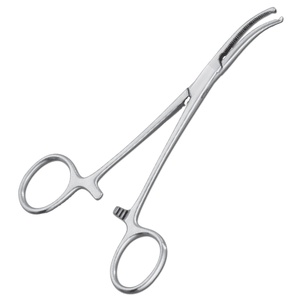 PINCE À TISSU HÉMOSTATIQUE DANDY (dents de rat 1x2 dents incurvées sur le côté) - Product Image 1