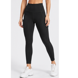 Leggings de yoga taille haute élastiques pour femmes, longueur intégrale, en matière durable, effet push-up fessier, contrôle du ventre - Product Image 2