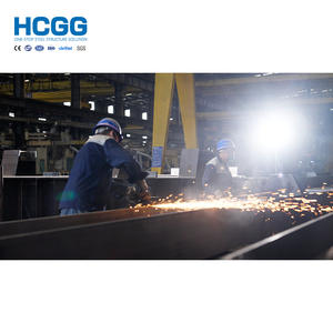 Structure en acier léger préfabriquée pour bâtiment industriel, entrepôt à portée unique avec poutres en H et colonnes en boîte - Product Image 6