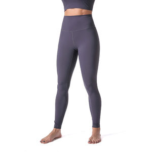Leggings Deportivos de Cintura Alta para Mujer, Elásticos en 4 Direcciones, Sin Costuras, Transpirables, para Yoga, Ejercicio, Leggings Sólidos con Cintura Elástica - Product Image 1