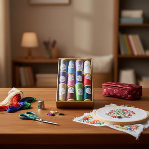 Fil à broder Pagoda Line pour point de croix et travaux d'aiguille, couleurs assorties - Product Image 3