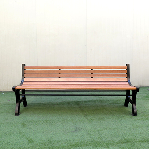Fábrica al por mayor Popular Venta al aire libre <span class=keywords><strong>de</strong></span> madera Silla <span class=keywords><strong>de</strong></span> Banco largo Durable madera <span class=keywords><strong>de</strong></span> <span class=keywords><strong>pino</strong></span> Metal mixto Parque descanso Banco al aire libre - Product Image 2