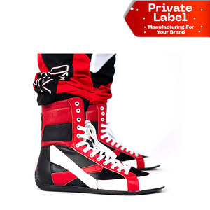 Zapatos de Boxeo Antideslizantes con Suela de Goma, Marca Privada Personalizada, OEM, Zapatos de Boxeo de Alta Tracción con Suela de Goma, Gran Venta - Product Image 1