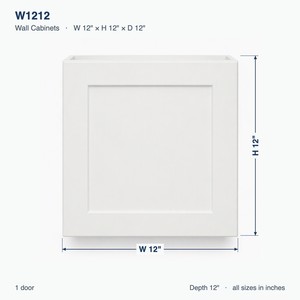 OEM 12 x 12 Inch Kitchen <b>Wall</b> <b>Cabinet</b> <b>White</b> Shaker RTA Wholesale Vietnam Factory - Product Image 6