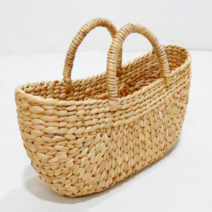 Eco-Friendly Seagrass Rectangle Multifunction <b>Straw</b> Flower Gift <b>Basket</b> Handmade Rustic Creative Woven Portable - Product Image 6