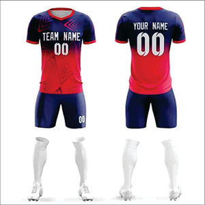 Nuevo Conjunto de Camiseta de Fútbol Unisex con Estampado Digital Personalizado, Secado Rápido, 100% Poliéster, Manga Corta, Servicio OEM, Primavera, Deportes - Product Image 2