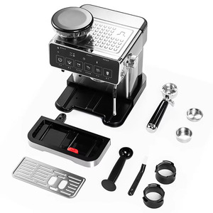 <span class=keywords><strong>เครื่อง</strong></span>ชงกาแฟเอสเพรสโซ ANWELL แบบหน้าจอสัมผัส พร้อมเครื่องบดในตัว แรงดัน 20 บาร์ ทำจากสแตนเลส สำหรับ<span class=keywords><strong>ใช้</strong></span>ในบ้าน - Product Image 4