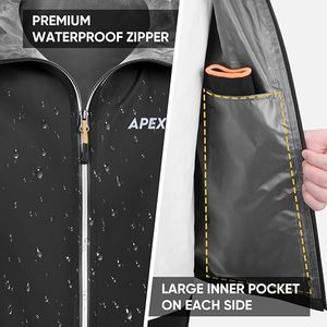Veste bomber imperméable coupe-vent à séchage rapide pour homme Hemistyles - Style streetwear - Product Image 4