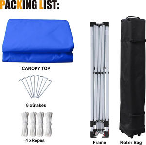 Portable Four-Season Extended Pop-Up <b>Canopy</b> Tent Single Layer One-Bedroom Outdoor <b>Camping</b> Tent for Garden Parties Weddings - Product Image 5