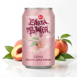 Bebida de jugo de melocotón VEDAN con sabor a frutas y sabor natural para una bebida saludable e hidratación diaria - Product Image 5