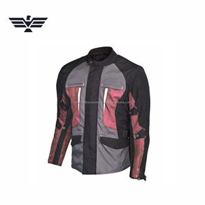 Chaqueta de Motociclismo Unisex para Aventura y Turismo, de Cuero/Cordura, Impermeable, Transpirable, de Secado Rápido, para Todas las Estaciones, Protectora, de Manga Larga - Product Image 2