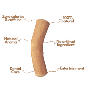 Juguete para masticar perros de madera de café, juguete masticable natural y de larga duración para perros | Fabricante de Vietnam - Product Image 3