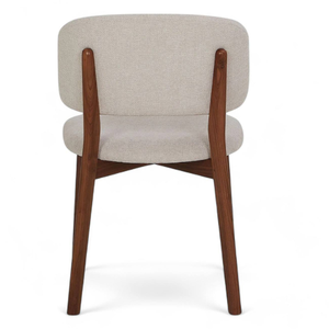 Dining Chair Natural Brown Teak Wooden Frame <b>Material</b> and Minimalist Design For Home Furniture Decoration - Product Image 5