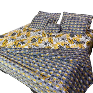 100% COTTON POLY COTTON WHOLESALE SOFT FEEL CUSTOM PRINTED DESIGNED <b>BED</b> SHEET SETS COMFORTER SETS - Product Image 5