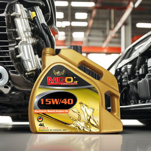 Megzol MGO 15W-40 Huile Moteur Synthétique Certifiée SN Haute Performance Durable 14KG/4L Lubrifiants Moteur en Plastique Nettoyants - Product Image 1