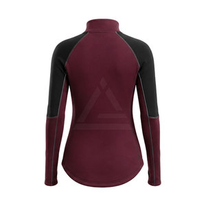 Camisetas térmicas premium para mujer, ligeras, de manga larga, capa base, que absorben la humedad, elásticas, para actividades al aire libre y fitness. - Product Image 2