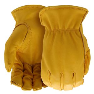 Premium Quality Grain Cowhide Leather Abrasion Resistant <b>Driver</b> Safety <b>Gloves</b> Hand Protection Custom Logo Driving Work <b>Gloves</b> - Product Image 1