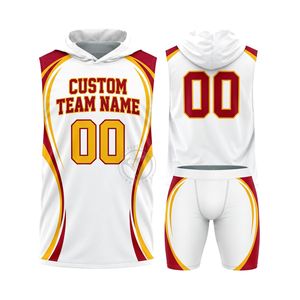 Uniformes personnalisés 180 GSM, coupe athlétique, polyester, pour les équipes de flag football compétitives, matchs de ligue - Product Image 5