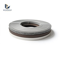 Bande de chant PVC auto-adhésive effet bois, finition mate, rouleau de 22 mm de large, largeur personnalisable de 0,4 à 3 mm pour le bord des panneaux latéraux de placard