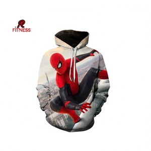 Sudadera con Capucha para Hombre, Invierno, Tejido Grueso, Impresión Digital, Logotipo Personalizado, Bolsillo Canguro, con Forro Polar - Product Image 3