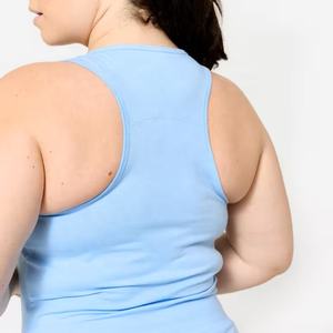 Débardeur de sport pour femmes grandes tailles, sans manches, pour la salle de sport, l'entraînement, les vêtements de sport actifs - Product Image 2