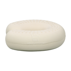 Oreiller d'avion Queen Latex en U blanc, nouveau, 100% naturel, non toxique, massant, rafraîchissant, tissé au Vietnam, écologique, amovible - Product Image 2