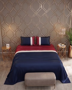 Sábana de Microfibra Ombre Resistente, 125 GSM, Premium, Ecológica, Moderna, con Aspecto Sólido y Elegante, para Uso en el Hogar y Habitaciones de Huéspedes - Product Image 2