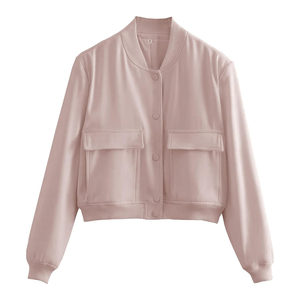 Chaqueta Varsity Corta de Primera Calidad, Ligera, Estilo Universitario, Proveedor de Chaquetas de Moda - Product Image 1