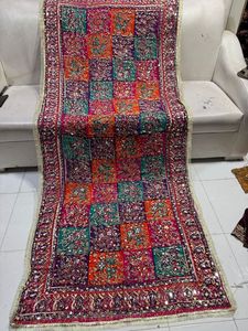 Precio al por mayor, suministro directo, paquistaní, hecho a mano, seda, bordado pesado, espejo, invierno, lujo, alta calidad, indio, lunares, liso - Product Image 6