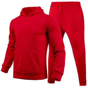 Ensemble de survêtement d'hiver personnalisé pour homme XXL, haute qualité, 100% coton polyester, respirant, sans couture, avec sweat à capuche et pantalon de jogging, grande taille, réversible - Product Image 2