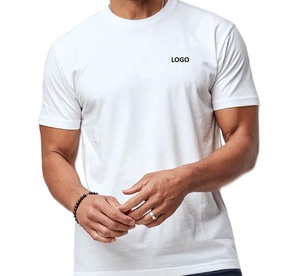 T-shirt de course pour homme en maille unie, séchage rapide, respirant, léger, manches courtes, tee-shirt athlétique, logo personnalisé, haut de sport - Product Image 3