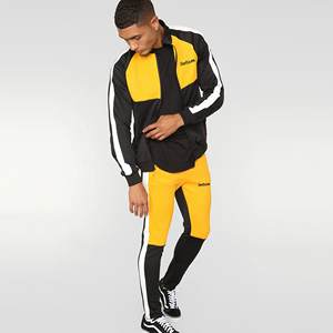 ชุดวอร์มวิ่งผู้ชายคุณภาพสูงแบบใหม่ล่าสุด ลายเรียบ สไตล์สตรีทแวร์ ผ้าฝ้าย 100% สำหรับใส่ลำลองในฤดูหนาว - Product Image 3