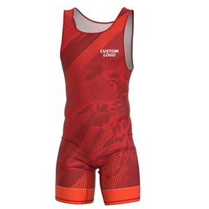 Tenue d'arts martiaux imprimée en Spandex et Polyester avec col rond, légère et durable, combinaisons de lutte de qualité supérieure OEM ODM - Product Image 1