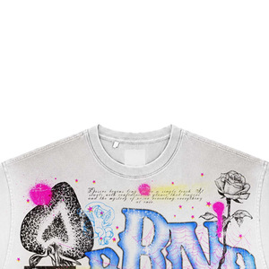 OEM ODM Regular Fit Short Sleeve T-<b>Shirt</b> <b>Men</b> Formal <b>Silk</b> Screen Printed Knitted 100% Cotton Turtleneck Front Logo Eco-Friendly - Product Image 2