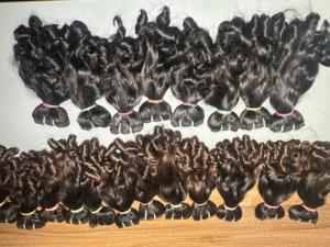 วิกผมคนแบบดิบของอินเดียผมมนุษย์เด้งดึ๋งแบบมีเส้นผมตรงต่อผมยาวแบบไม่ผ่านกระบวนการดัดได้: ไม่เป็นแบบถาวร - Product Image 5