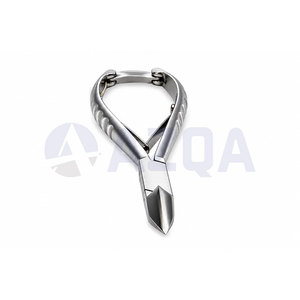 Cortauñas de Acero Inoxidable de Alta Resistencia con Forma de Luna, con Doble Resorte y Bloqueo Trasero para Pedicura Profesional - Product Image 3