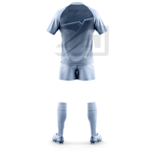 Maillot et short de rugby personnalisés avec impression numérique premium et broderie 3D, nom d'équipe sur mesure, 100 % polyester, coupe-vent et écologique - Product Image 3