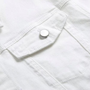 Chaqueta Vaquera para Hombre, Estilo Moderno, Diseño Personalizado, Talla Regular, Transpirable, con Bolsillos, Ropa Urbana - Product Image 4