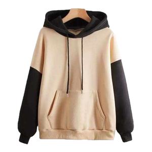 Nueva llegada para mujer 2025 diseño sudadera Casual mujer Color sólido algodón polar invierno mujer pulóver sudaderas con capucha y sudaderas - Product Image 1