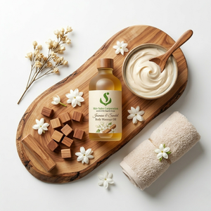 Aceite de Masaje de Sándalo y Jazmín para Nutrición Corporal, Sesiones de Spa Relajantes y Soluciones Aromáticas Premium para el Bienestar - Product Image 2