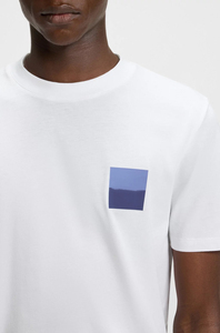 Premium <b>White</b> Cotton T <b>Shirt</b> Mens Short Sleeve Crew Neck Casual <b>Plain</b> Custom Logo Summer Wear - Product Image 2