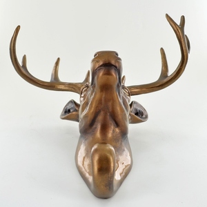 Pacific Giftware - Gancho de Pared con Cabeza de Animal Salvaje, de Aluminio, Estilo Rústico Extravagante, Escultura Decorativa de Pared (Cabra), Navidad - Product Image 3