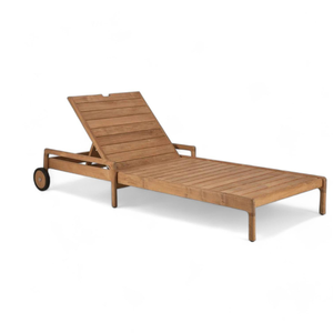 Tumbona para Exteriores con Madera de Teca para Playa, Jardín y Decoración de Hoteles - Product Image 2